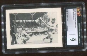 1980 Franchise Babe Ruth #77 Last Game /Last HR Graded 9 Mint by CGC - Picture 1 of 2