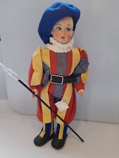 Magis Vatican Rome Guard Felt Doll Figure Vintage Italy Souvenir 30 Cms Tall