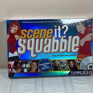 Scene It? Squabble The DVD Game Chick Flick vs. Guy Pics NEW Sealed Mattel - Picture 1 of 4
