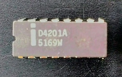 Rare Vintage Intel-IC - Type D4201A / Clockgenerator / NOS - Bild 1 von 3