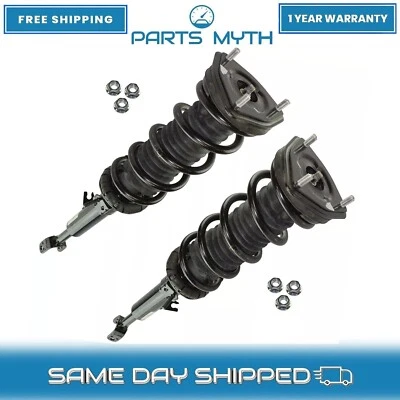 New Front Loaded Quick Complete Shock Strut LH RH Pair 2pc For 2003-2009 Nissan - Image 1 of 4