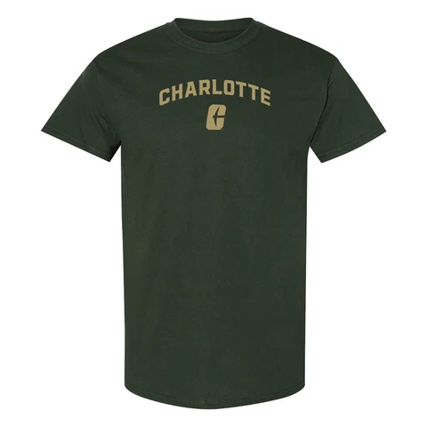 UNC Charlotte Forty-Niners Arch Logo T-Shirt Cover