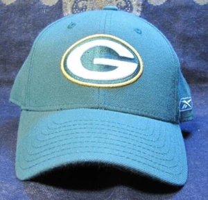 REEBOK Hat Cap Green Bay Packers Fitted Mens 7 1/8 NFL Logo Made In Bangladesh V - Picture 1 of 6