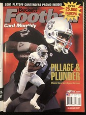 Beckett Football Card Monthly Magazine Jerry Rice Cover February 2002 With Card