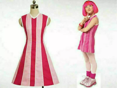 Lazytown Stephanie Meanswell Cosplay Costume skirt dress Custom Made / D2 - Image 1 of 4