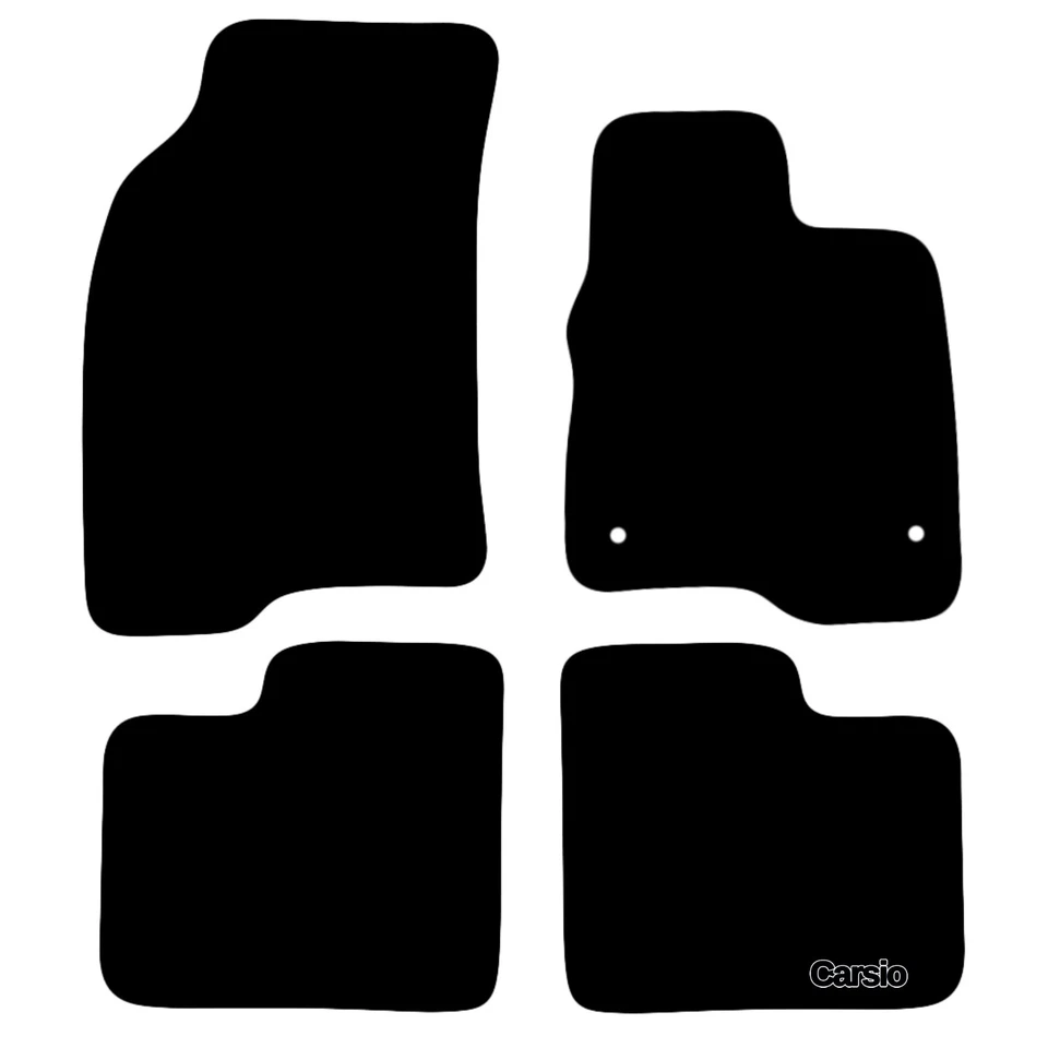 Carsio Tailored Carpet Car Floor Mats For Fiat Panda 2012 to 2015 2 fixings - Image 1 of 1