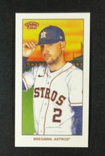 2022 Topps 206 #NNO Alex Bregman T206 Wave 4 Piedmont Back