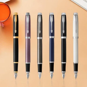 Original Parker Füllfederhalter Neu IM Serie Sie wählen Farbe Vollmetall feine Feder - Bild 1 von 80