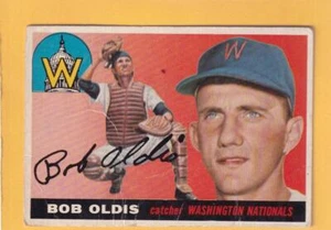 1955 Topps #169 Bob Oldis Washington Senators P Poor UER #33862 - Bild 1 von 2