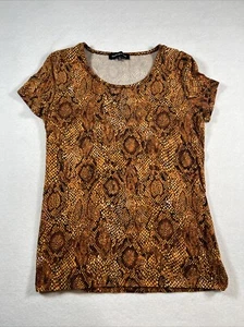 Jones of New York Alligator Print Women’s Shirt size M - Picture 1 of 6