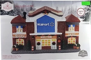 Decoración de interiores victoriana Holiday Time 2023 Walmart Store con iluminación *NUEVO EN CAJA* - Imagen 1 de 6