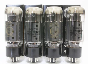 Platinum Factory Match QUAD EH 6CA7 Vacuum Tubes - Picture 1 of 2