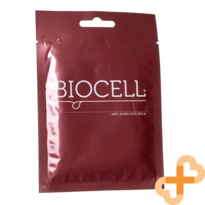 BIOCELL Anti Aging Skin Firming Face Mask 1pc Hyaluronic Acid Moisturizing CoQ10 - Image 1 of 4