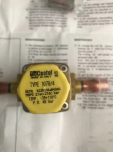 Fst New CASTEL Solenoid Valve 1078/4S 1/2” ODS Without Coil - Picture 1 of 5