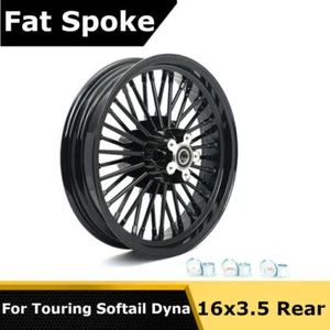 Touring16x3.5 Fat Spoke Rear Wheel Rim For Harley Electra Glide Ultra Classic - Picture 1 of 9