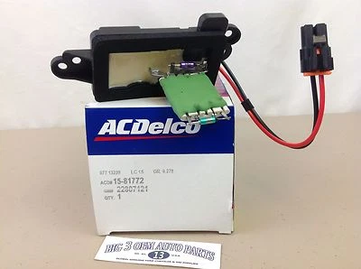 Chevrolet Trailblazer GMC Envoy Buick Rainier Resistencia de control de calor/CA, nuevo OEM Foto 1 de 4