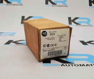 Lente verde claro piloto Allen Bradley 800T-QH24G Bulletin 800T 24V - Imagen 1 de 10