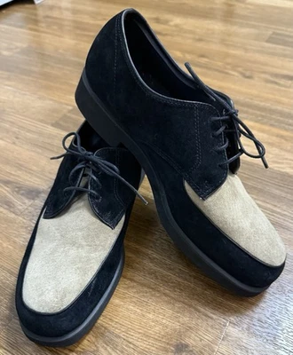 Zapatos Oxford de Colección Hush Puppies Años 90 Dos Tonos Gamuza Sillín Preppy Grunge 9W Foto 1 de 4