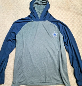 Antigua Dallas Cowboys Hoodie Herren XL grau dunkelblau Pullover Langarm NFL Sh - Bild 1 von 9