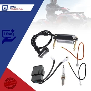 For Kawasaki Ignition Coil CDI W/ Spark Plug Kit ATV Bayou 300 KLF300B 1988-2004 - Picture 1 of 10
