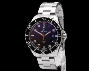 Orologio Uomo LACO Aleutian 21 Automatico Subacqueo 21j 862110 20 ATM - Made in Germany - Foto 1 di 6