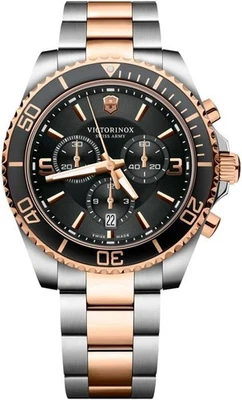 Victorinox Swiss Army Maverick 241952 Men's Black Dial Chronograph Watch 43mm - Image 1 of 3