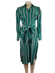 7th Avenue Design Studio Mujer Verde Multicolor Vestido Envolvente Talla M - Imagen 1 de 5