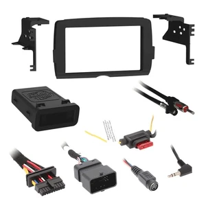 2DIN Einbaukit mit LFB-Adapter passend für Harley-Davidson® ab 2014 (L) - Picture 1 of 4