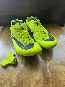 Nike Men Zoom Rival Sprint Shoes Volt Size 7.5 Track Field Spike DC8753-700 - Picture 1 of 11