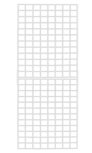 SSWBasics weiß 2' x 6" Drahtgitter-Kit - (2) 2' x 3" Platten - Bild 1 von 1