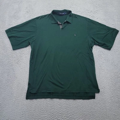 Polo Golf Ralph Lauren Mens L Polo Shirt Pima Cotton Green Golfing Casual - Image 1 of 4