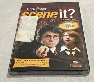 2006 Harry Potter Scene It? The DVD Game Sampler New Sealed Disc - Image 1 of 2
