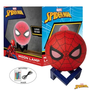 Marvel Spiderman LED Mondlampe mit USB-Kabel, 6" - Bild 1 von 5