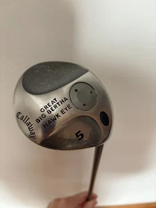 Callaway Great Big Bertha Hawk Eye 5-Wood Golf Club Regular Flex Graphite Shaft - Picture 1 of 8