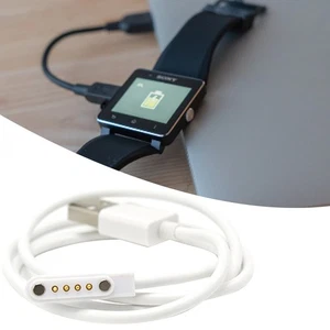 Charging Cable Lightweight Smooth Usb Charger Forfor 4pin Smart Watch White - Photo 1 sur 8