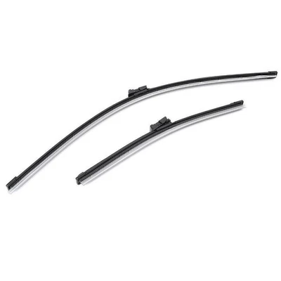 26"+15" Front Windshield Wiper Blade Bracketless for Fiat 500L 2012-2018 2017 16 - Image 1 of 4