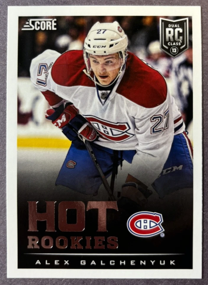 2013-14 Score Hot Rookies #645 Alex Galchenyuk Montreal Canadiens - Image 1 of 1