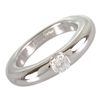 Anillo Cartier Elipse Oro Blanco Diamantes Foto 1 de 4