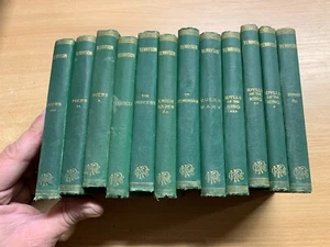 1877 "THE WORKS OF TENNYSON IN 13 VOLUMES" 12 OUT OF 13 TINY ANTIQUE BOOKS (P8) - Imagen 1 de 24