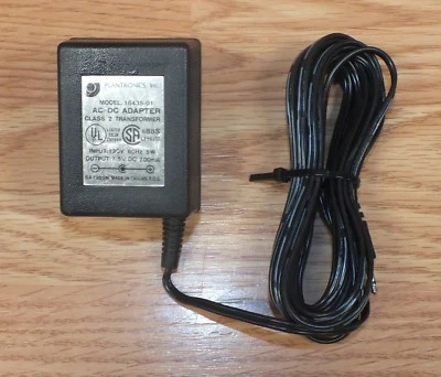Genuine Plantronics (16435-01) 7.5V 200mA Class 2 Transformer AC-DC Adapter  - Image 1 of 3