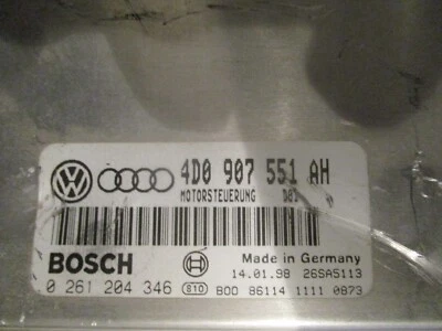 Audi A4 Quattro 1998 ECM ECU módulo de control electrónico 4D0907551AH Foto 1 de 3