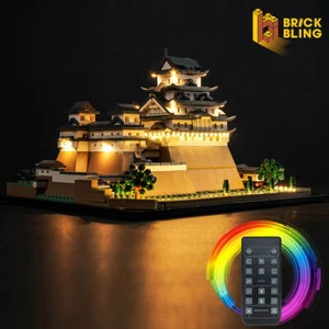 Kit de luces BrickBling para LEGO Architecture Castillo Himeji 21060 (control remoto) - Imagen 1 de 12