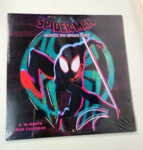 Spiderman Across the Spider Verse Calendario 2025 Marvel 16 mesi Nuovo Sigillato - Foto 1 di 8