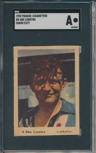 1952 Abe Lenstra Parade-Cigaretten extrem seltene Fußballkarte der niederländischen Legende! - Bild 1 von 3