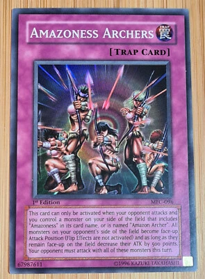 Amazoness Archers # MFC-096 Super Rare 1.Edition Magician's Force EN N.Mint-Mint - Bild 1 von 4