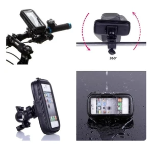 Support de téléphone étanche pour moto et vélo, support rotatif, telephone - Photo 1 sur 2