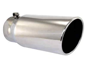 aFe 49-90002 for 4" Exhaust Tips SS-304 EXH Tip 4x5x12L Direct Bolt-On - Picture 1 of 1