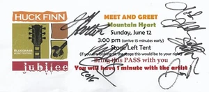Meet & Greet Pass * von Mountain Heart (2016) original signiert - Bild 1 von 1