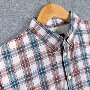 Dsquared2 Shirt Mens Medium (48) Multicolour Plaid Check Long Sleeve Italy Linen - Picture 1 of 14