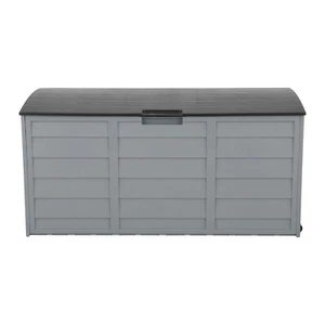 Top 75gal 260L Outdoor Garden Plastic Storage Deck Box Chest Tools Cushions Toys - Picture 1 of 11